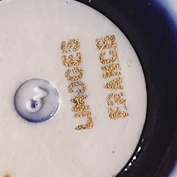 Vintage Blue and Gold Teapot - Picture 8 of 8